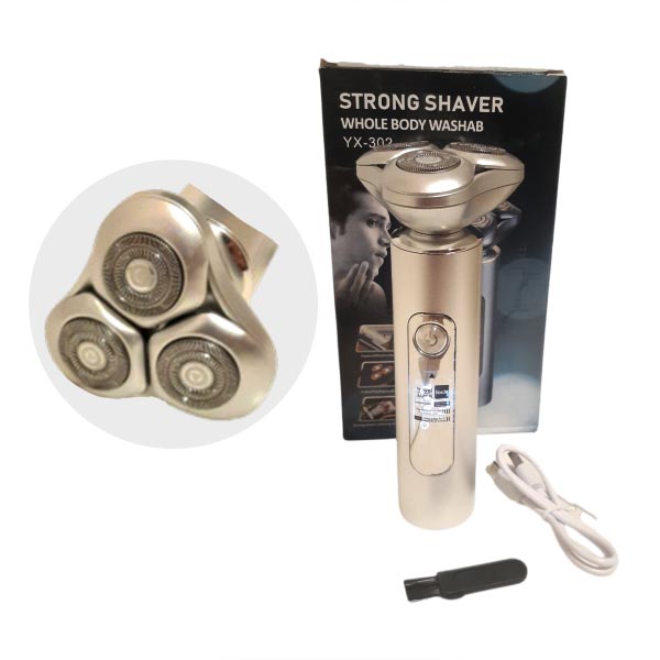 ریش تراش سه تیغ استرانگ شاور مدل YX-302
